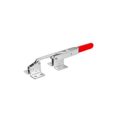 Hook Fastener L=212 Steel, With Counter Holder, Red