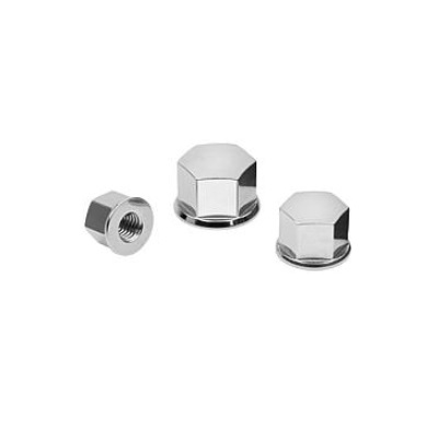 Blind Nut M04, Sw=7 Stainless Steel A4 1.4404, Polished
