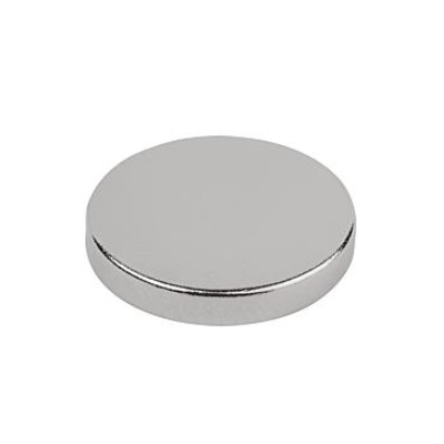 Raw Magnet Flake Magnet, Ndfeb Nickel Plated, D=5 ±0.1