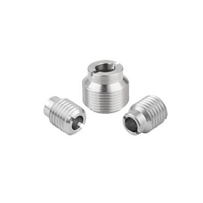 Mounting Bushing D1=M24X1.5, D=10, Stainless Steel 1.4305 Uncoated