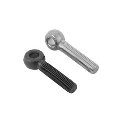 Eye Bolt Long Threaded DIN444, Shape:B, M16, L=160, Steel 8.8 Polished