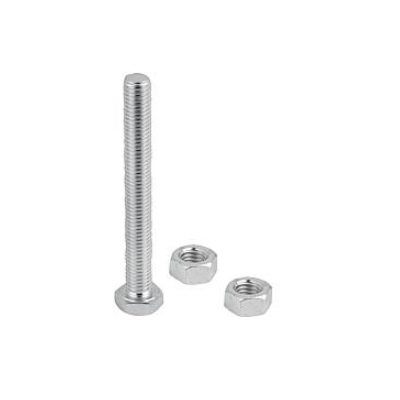 Pressure Bar Fixed, M04, L=20, Shape:A, Stainless Steel