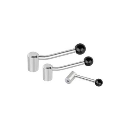 Clamping Arm Size:2 M10, A=104, Form:0° Stainless Steel, Bil:Plastic