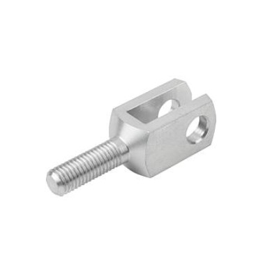 Forked Head External Threaded Right Hand Threaded M06, G=12, D1=6, B=6, Stainless