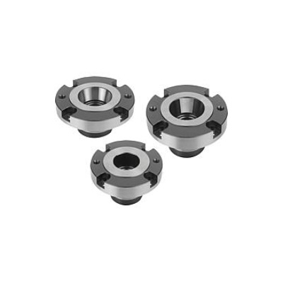 Mounting Bushing, D1=60, D=16, H=8, Shape:A, Reclamation Steel 1.7225 Polished