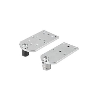 With Compression Pin Adapter Plate D=20, L=66, W=52 Shape:A, Stainless