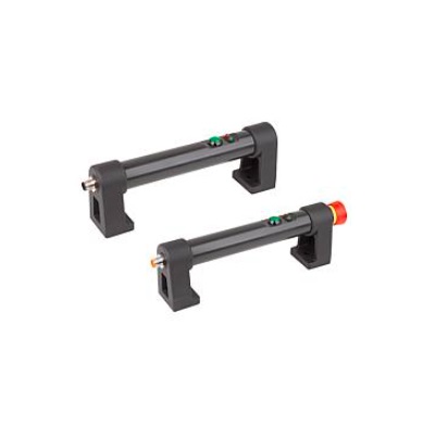 Pipe Handle Electric. Switching Function, 1 Push Button, Form:B Emergency
