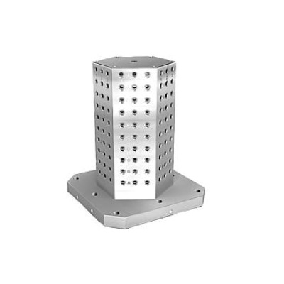 Compression Tower 6 Sided, With Grille Holes, Shape:B, L=400, L1=250, H=650,