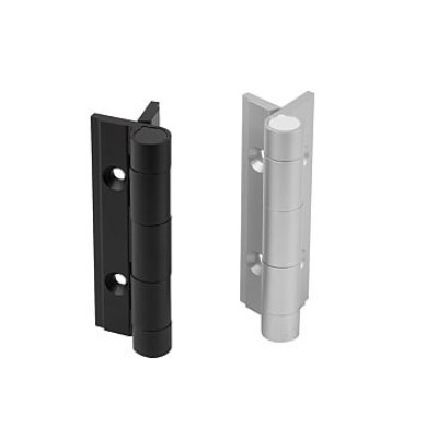 Spring Hinge Spring Open A=35, B=60, Aluminum Colorless Anodized Coated