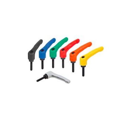 Flip Lever Bo.2 M10X55, High Performance Thermop Yellow Ral1021