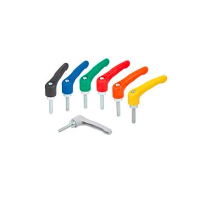 Flip Lever Bo.5 M12X80, High Performance Thermop Yellow Ral1021