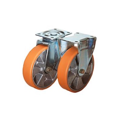 Guide Roller Fixing with Stop Top Fog Polyurethane, Bil:Steel