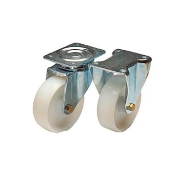Guide Roller Fixing with Stop Top Fog Polyamide, Bil:Steel