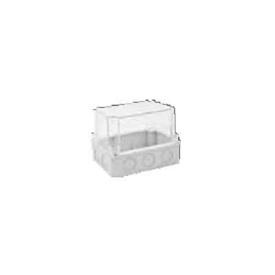 PVC Junction Boxes on Plaster / transparent plastic Junction box