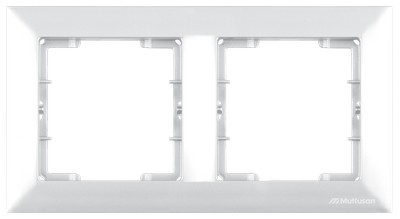 Candela duo horizontal frame white