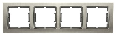 Elitra Chrome Four frame Stainless - Smoked