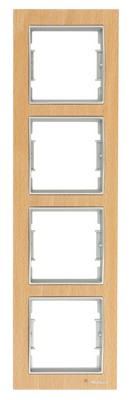 Elitra wooden vertical quadruple frame