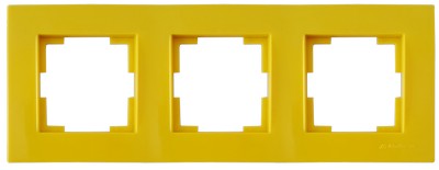 Rita triple horizontal frame yellow