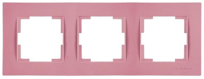 Rita triple horizontal frame pink