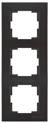 Rita Triple Vertical Frame Black