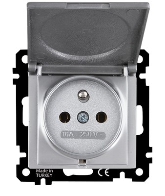 EP UPS Cover (French) socket silver