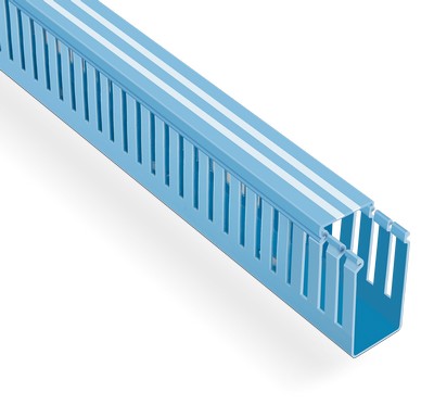 25x40 cable ways-trays (perforated) (blue) (2m)
