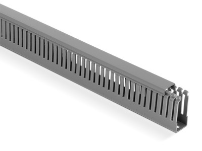 25x60 cable ways-trays (perforated) (gray) (2m)