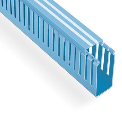 40x80 cable ways-trays (perforated) (blue) (2mt)