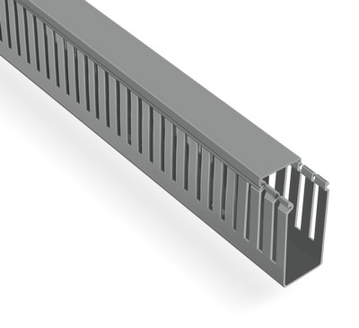 40x80 cable ways-trays (perforated) (gray) (2m)