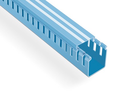60x60 Kablo Kanalı (Delikli)(Mavi)(2m)