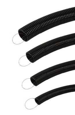 Ø18 plastic spiral (wire) (black)
