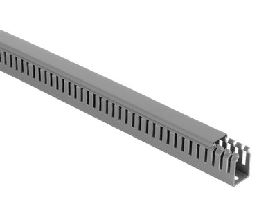 25x60 cable ways-trays (perforated) (Halogen Free) (Gray) (2m) (Promex)