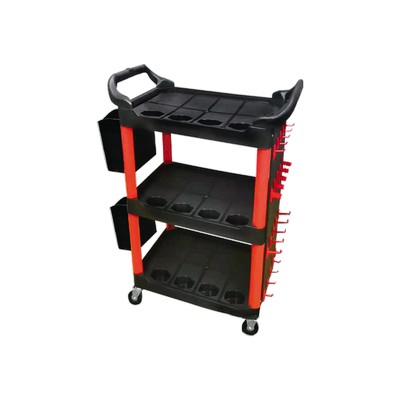 Tool Cart with 3 Shelves and Accessories