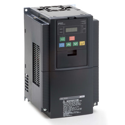 OMRON RX inverter sürücü, HD: 0,4 kW, 1,5 A, 3~ 400 VAC, açık/kapalı döngü vektörü, dahili filtre 4548583484689