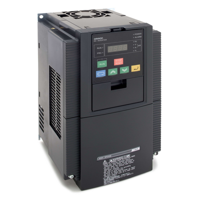 OMRON RX inverter sürücü, HD: 1,5 kW, 3,8 A, 3~ 400 VAC, açık/kapalı döngü vektörü, dahili filtre 4548583484702