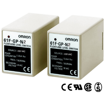 Omron Level Sensor, Conductive, Miniative, Plug-in, General-Purpose, Relay, LED Indicator (Requires PF083A-E Socket), 110 VAC 4536854335792