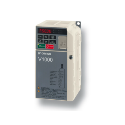 OMRON V1000 İnverter sürücü, IP66,0.4/0.75KW(HD/ND), 1.8/2.1A(HD/ND), 3~400VAC, sensörsüz vektör, LED operatörü 4547648883146