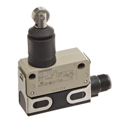 Omron Limit Switch, Slim Sealed, Connector Type, General Purpose, Sealed Roller Plunger 4536853223410
