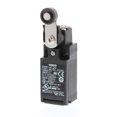 OMRON Limit anahtarı, Silindir kolu (metal kol, reçine silindiri), 1NK/1NA (yavaş hareket), 1NK/1NA (yavaş hareket), Pg13.5 (1-kablo) 4547648035033