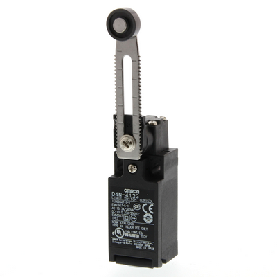 OMRON Limit Switch, D4N, M20 (1 kablo yuvası), 1NC/1NO (hızlı kapama), makaralı kol (metal kol) 4547648034203