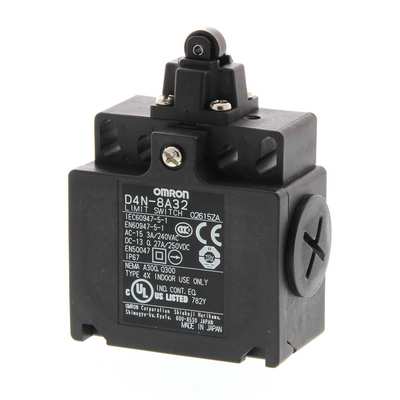 Omron Limit Switch, Top Roller Plunger, 1NC/1NO (Slow-Action), 1NC/1NO (Slow-Action), M20 (2-Conduit) 4547648035286