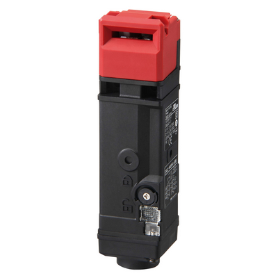 Omron Selenoid Safety-Capi Switch, M20, 2NC/1NO + 2NC, Head: Plastic, Mechanical Locking/24VDC selenoid opening, LED indicator, connector 4548583315945 with connector