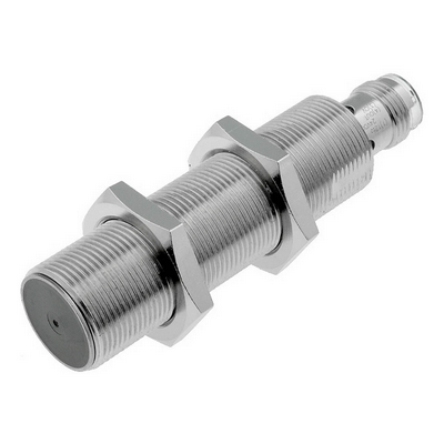 Omron Inductive Sensor, Rice-Nickel, Long Body, M18, Flat Head, 8mm, DC, 3 Cable, PNP-NA, M12 Connector 4536854950759