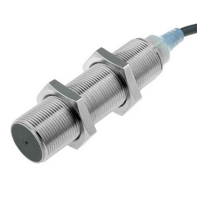 Omron Inductive Sensor, Rice-Nickel, Long Body, M18, Flat Head, 8mm, DC, 3 Wired, PNP-NA, 2M cable 4536854950797