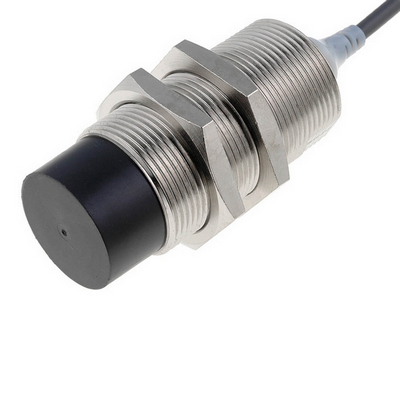 OMRON Proximity sensör, endüktif, pirinç-nikel, uzun gövde, M30, blendajsız, 30mm, DC, 3 telli, PNP-NC, 2m kablo 4536854918001