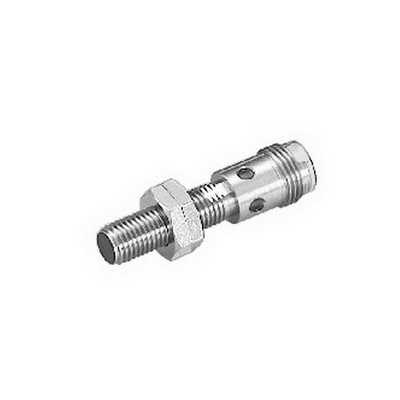 Omron Proximity Sensor, Inductive, Stainless Steel, Short Body, M8, Shielded, 2mm, DC, 3-Wire, NPN-NC, M12 Connector 4547648162593