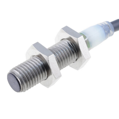 Omron Inductive Sensor, Stainless Steel, Short Body, M8, Flat Head, 2mm, DC, 2 cables, NK, 2M cable 454858372996