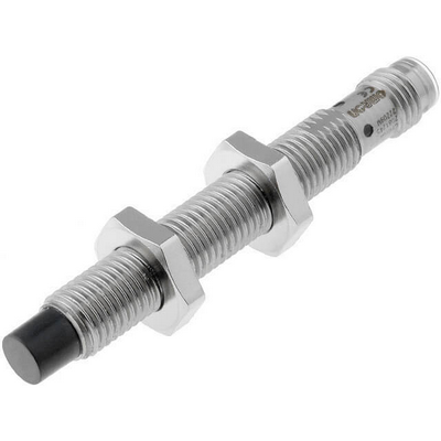 Omron Inductive Sensor, Stainless Steel, Long Body, M8, Dislocated head, 4mm, DC, 3 cables, PNP-NA, M8 connector (3-pine) 4547648162739