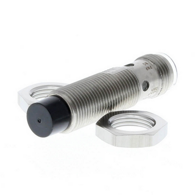 Omron Proximity Sensor, Inductive, Stainless Steel, Short Body, M12, Non-Shielded, 8 mm, DC, 3-Wire, PNP-NO, M12 Connector 4548583130456