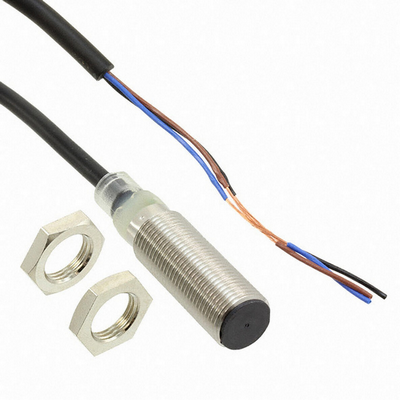 Omron Inductive Sensor, Rice-Nickel, Short Body, M12, Flat Head, 2mm, DC, 3 Cable, PNP-NA, 2M cable 4548583549197
